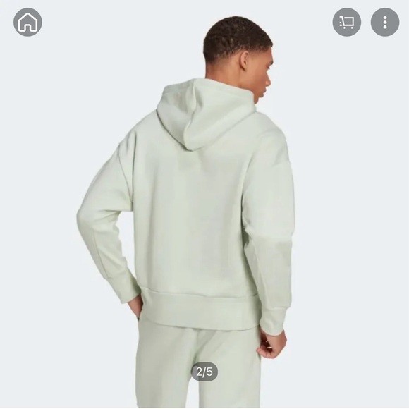 NWT! Adidas multisport hoodie. Linen green color. - Picture 3 of 7
